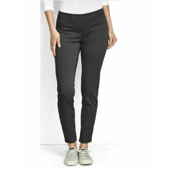 Orvis Women's Size 4  All-Day Stretch Twill Ankle Black Mid Rise Stretch Pants - Picture 1 of 8